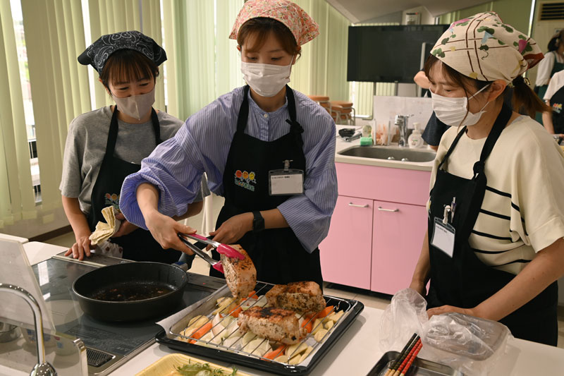 エッセンスセミナーでローストポークづくり