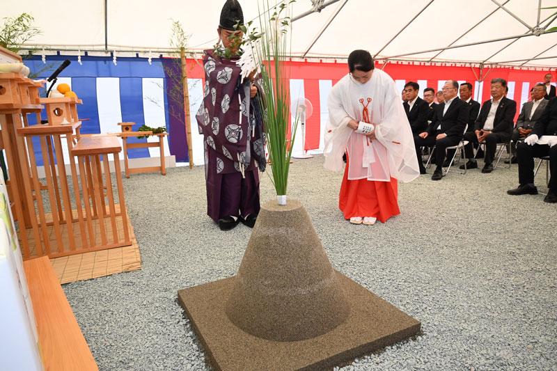 複合選果場建設工事の起工式～複数品目を高精度、高効率に処理～
